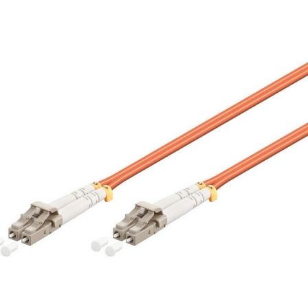 MicroConnect Cable de Fibra Óptica OM3 LC-LC Dúplex 15m Azul Aqua